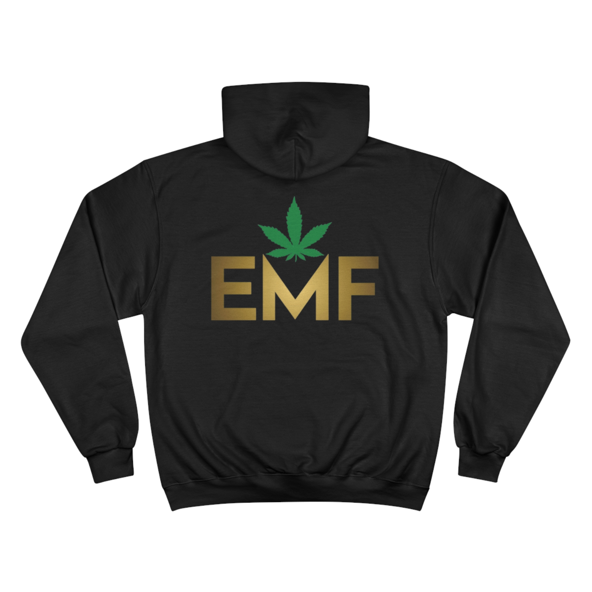 EMF Champion Hoodie - Backside Logo (Black) - EMF Street Collection